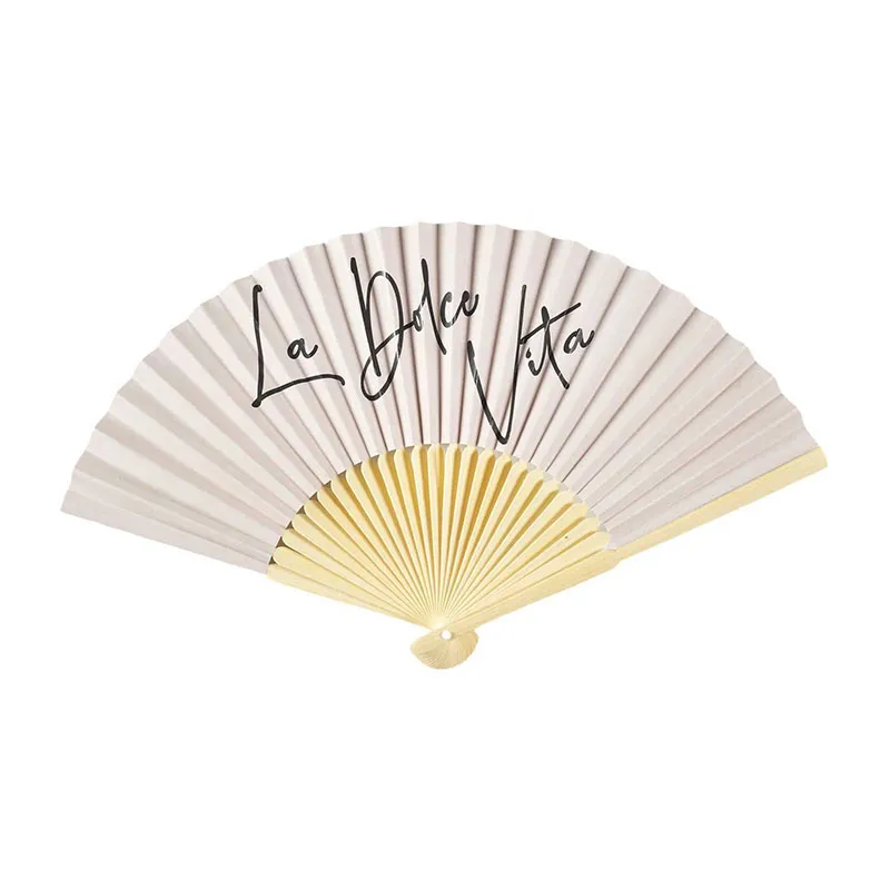 2 Eventails Bois Dolce Vita - Beige-3