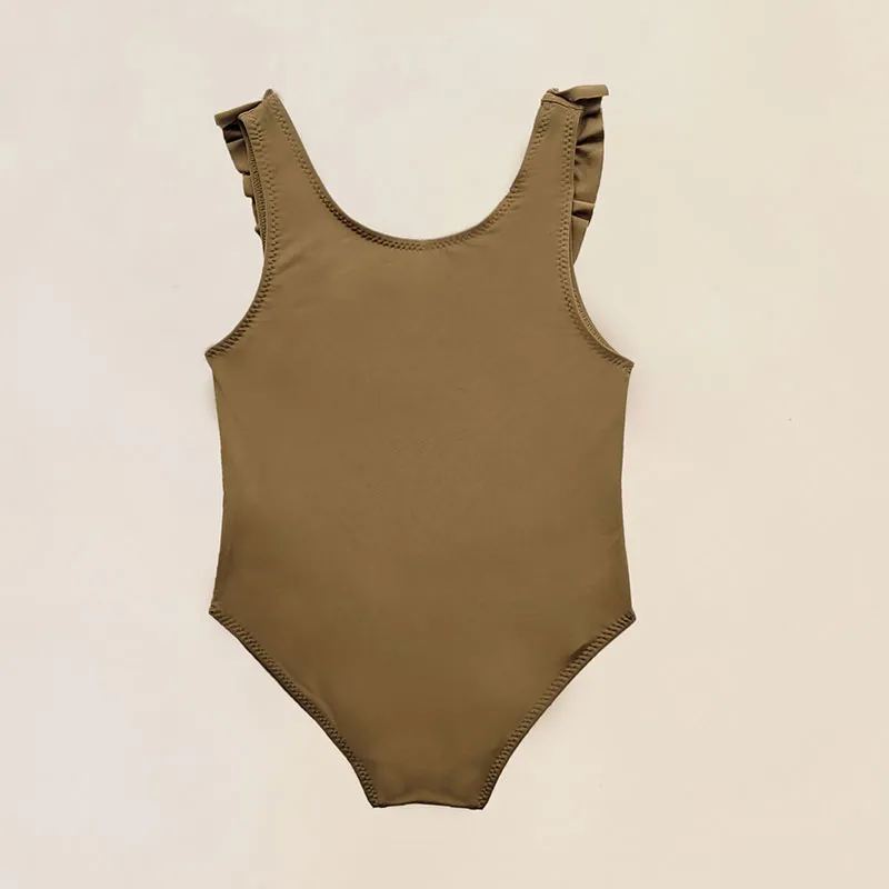 Le maillot de bain une pièce - Moka-0