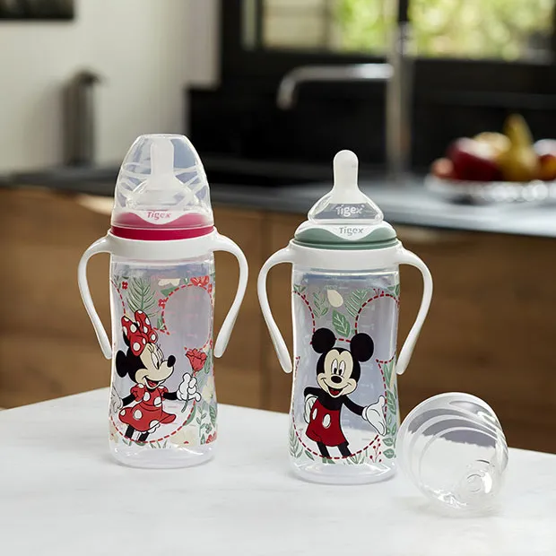 Biberon d'apprentissage 3 Vitesse Minnie 300ml - 6m+-2