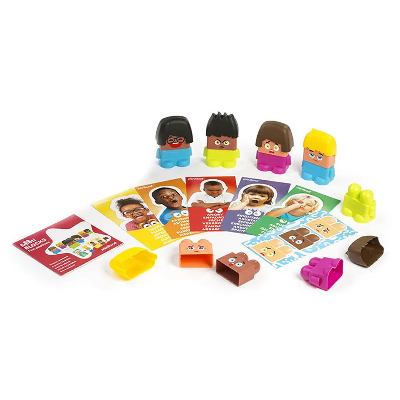 Jeu des émotions Emotiblocks 12pcs - 24m+-0