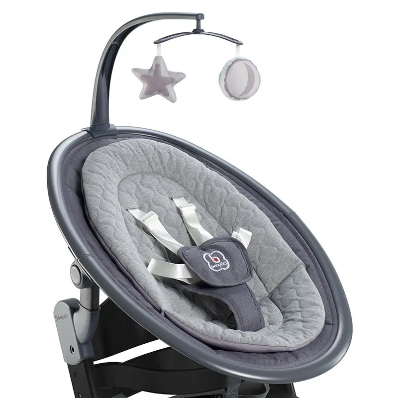 Chaise haute + Transat Newborn Noir - 0m+-3