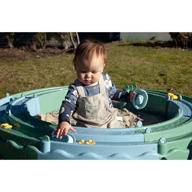 Bac à sable et à eau Plastique recyclé Ø135cm - 12m+-4