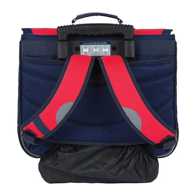 Trolley 41 cm Tristan - Bleu/Rouge-2