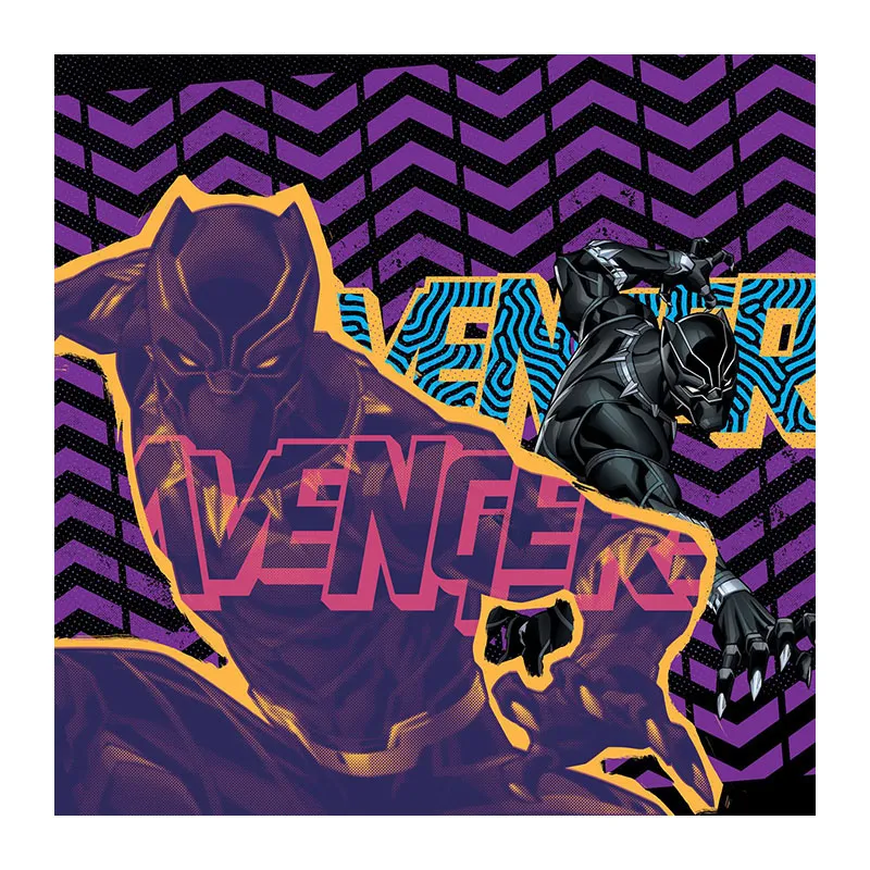 4 Boxers Homme Marvel - Bleu/Vert/Orange/Violet-9