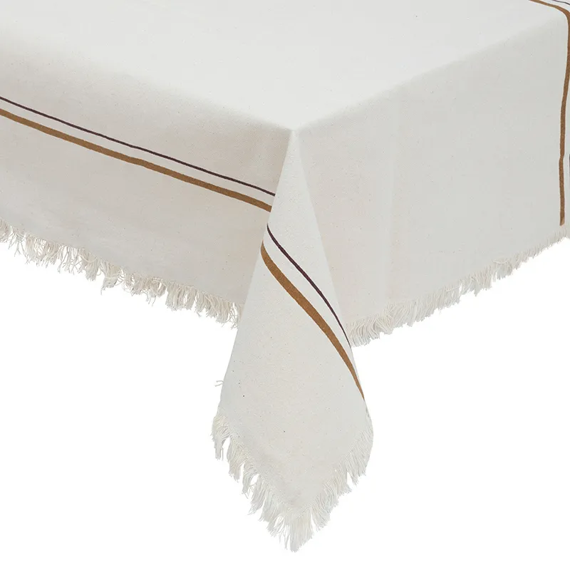 Nappe anti-tâche Coton Ray Beige -150x250cm-1