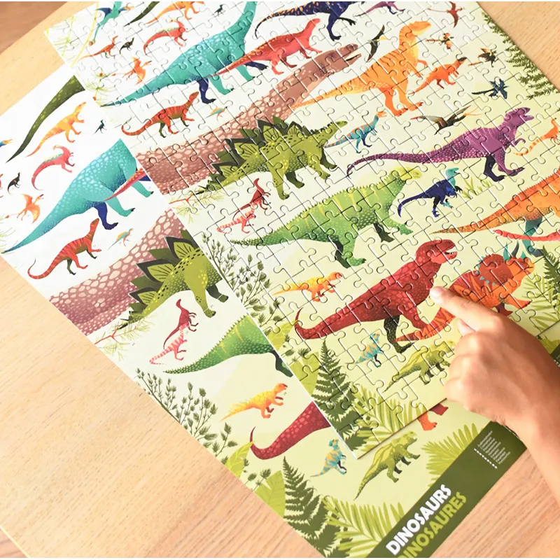 Puzzle éducatif 280pcs Les Dinosaures - 7+-13