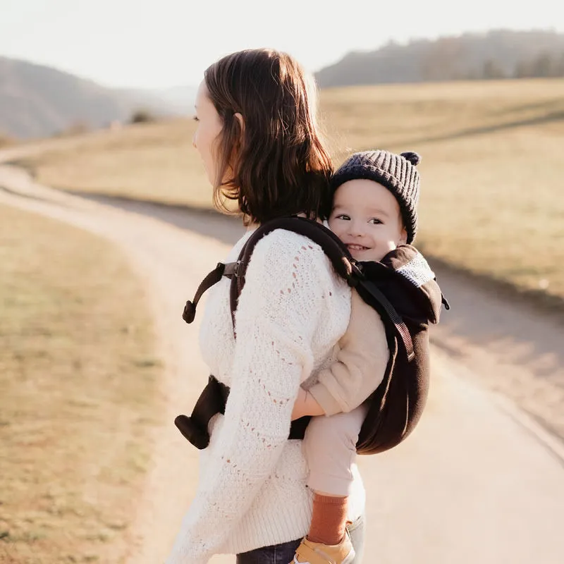 Porte-bébé Néo préformé Coton BIO Ebène - 0m+-0
