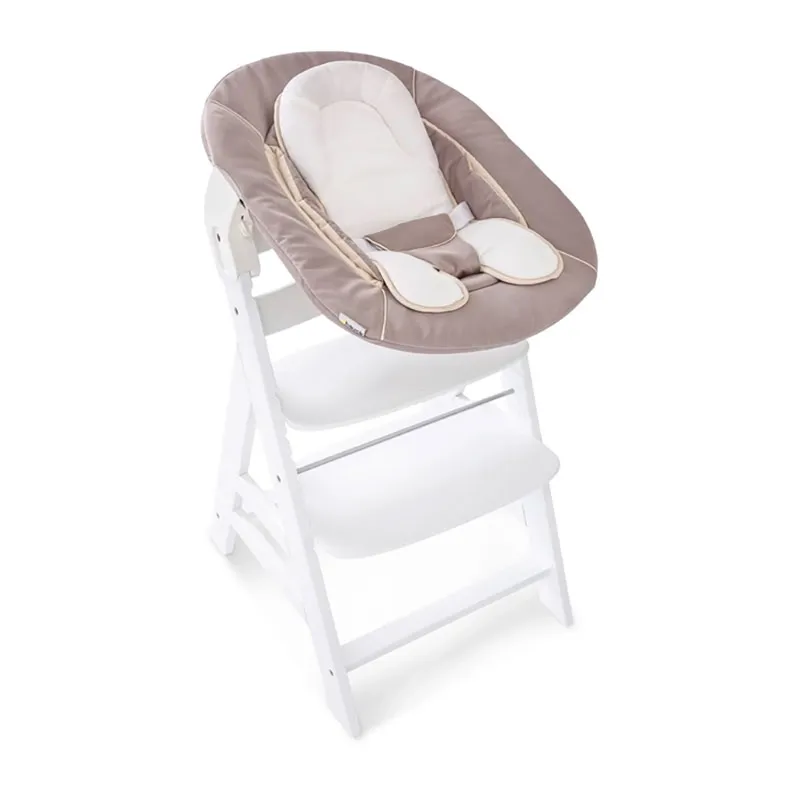 Chaise-haute Alpha+ + Transat Alpha Bouncer 2en1 + Tablette + Coussin Deluxe Espace - 0m+-19