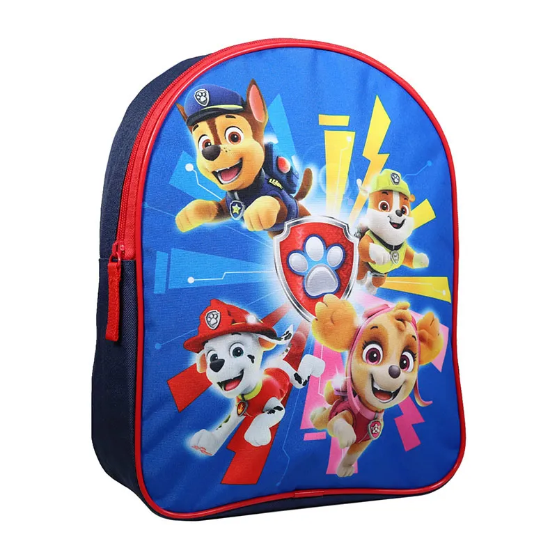 Sac à dos goûter maternelle Pat'Patrouille Bleu - 25x32cm-2