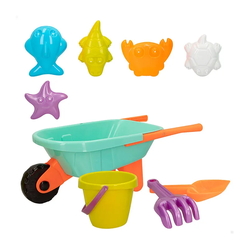 Set de jouets de plage Brouette 10pcs - 18m+-0