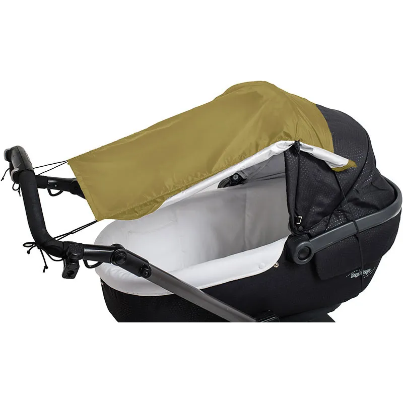 Auvent universel poussette anti-UV Kaki - 50x67cm-2