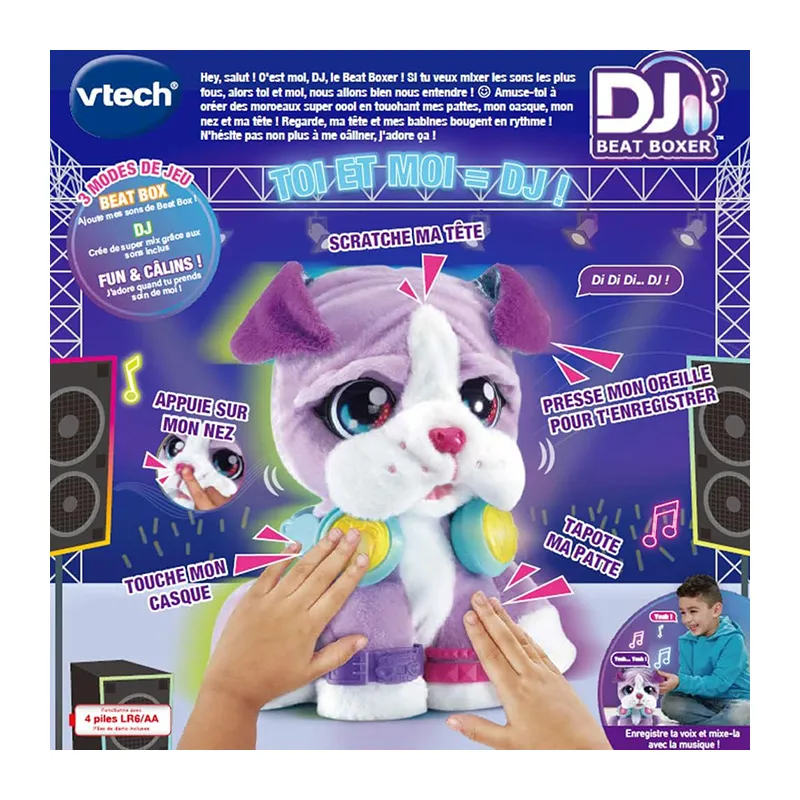 Peluche interactive DJ Beat Boxer - 4+-10