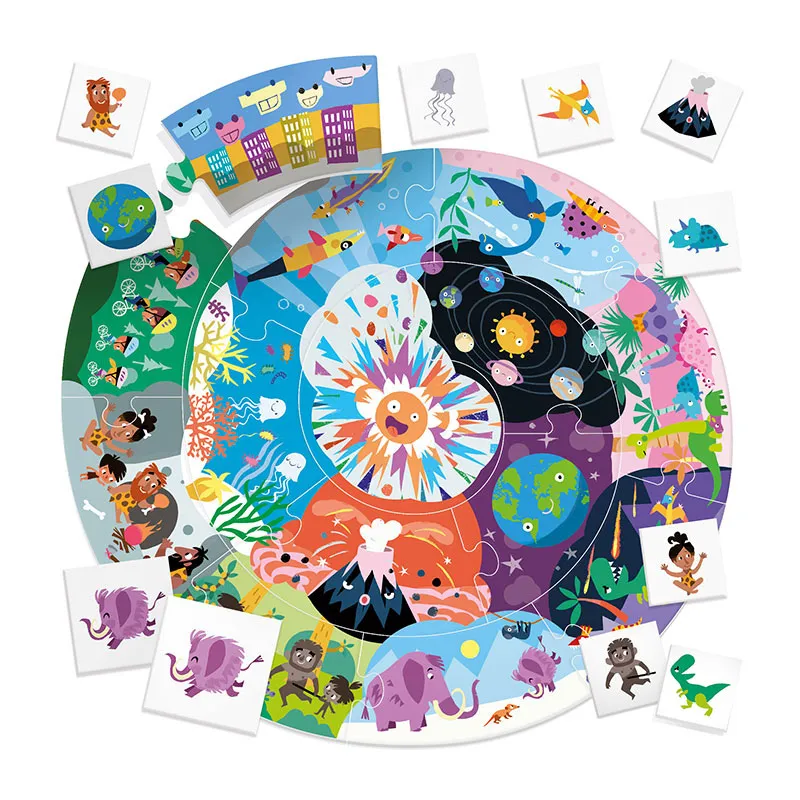 Jeu éducatif Histoire Universelle Montessori 99pcs - 36m+-1