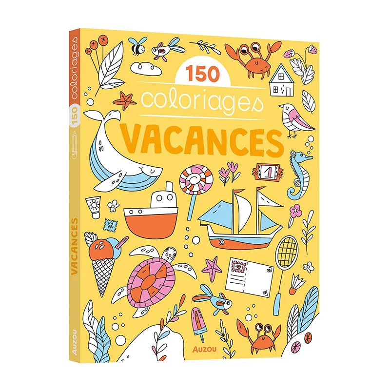 150 coloriages Vacances - 36m+-0