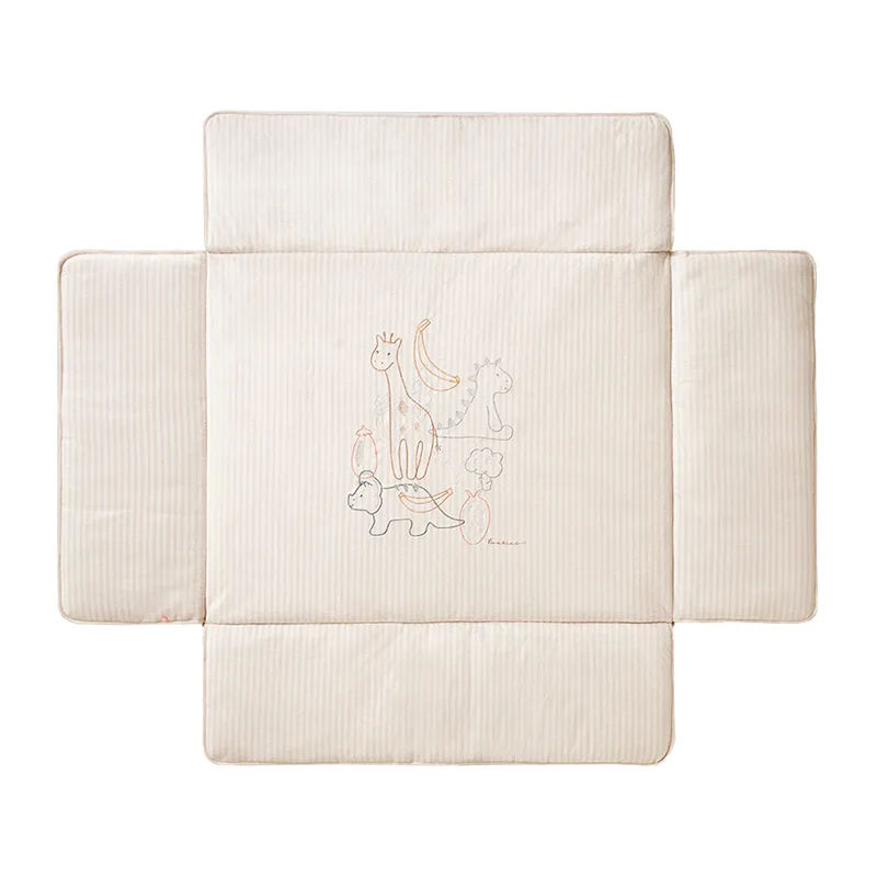 Tapis de parc Veloudoux T&S Beige - 75x95cm-0
