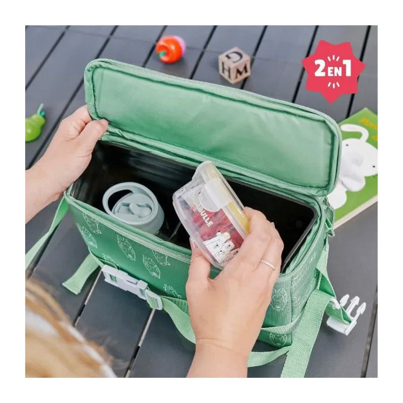 Rehausseur nomade Ourson Vert - 30x33cm-6