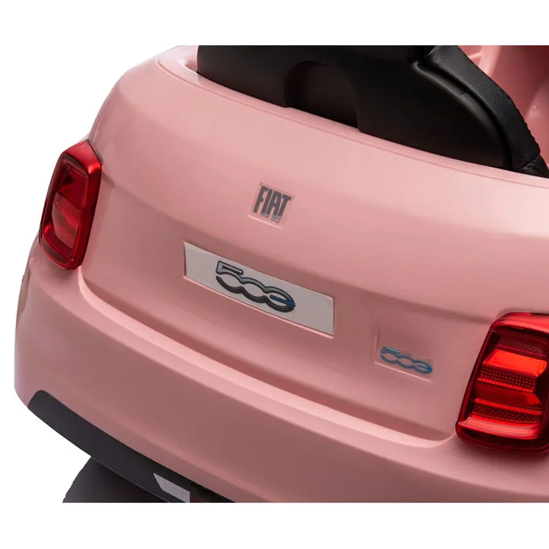 Voiture à batterie Fiat 500e Rose - 36m+-10