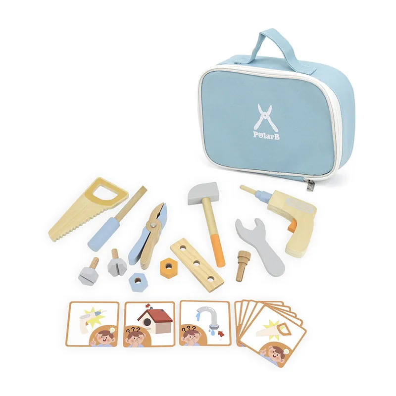 Ensemble caisse à outils Bois 13pcs - 36m+-0