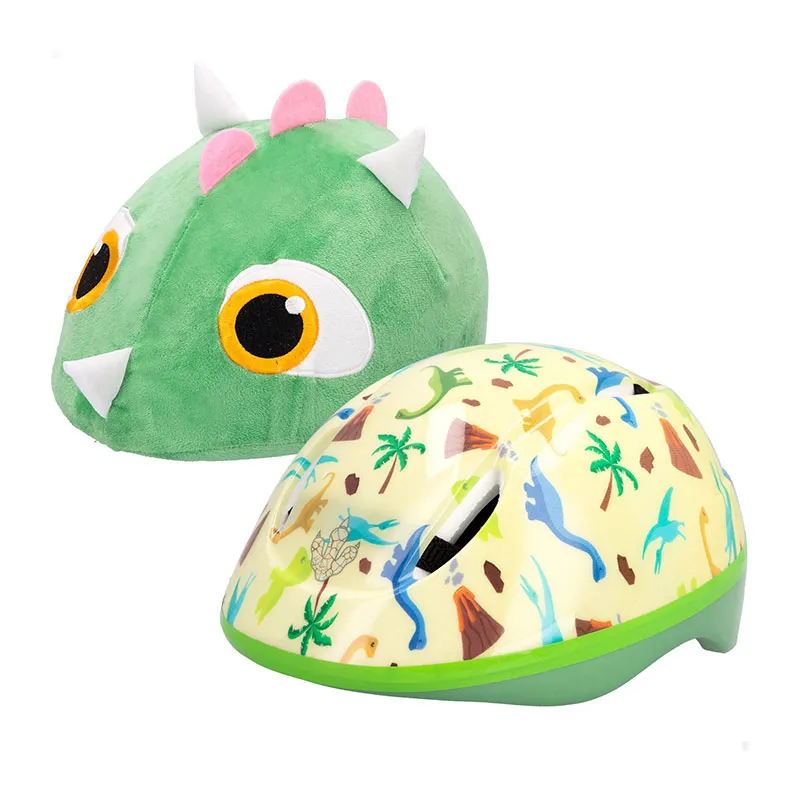 Casque enfant & Housse en peluche Dino - 36m+-0