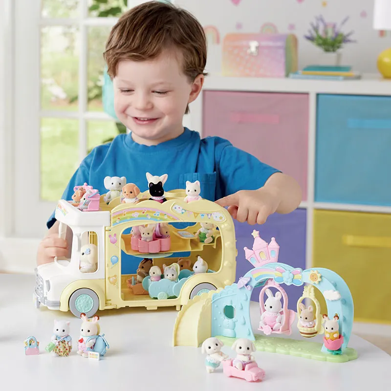 Aire de jeu des bébés & bébé lapin crème - 7pcs-3