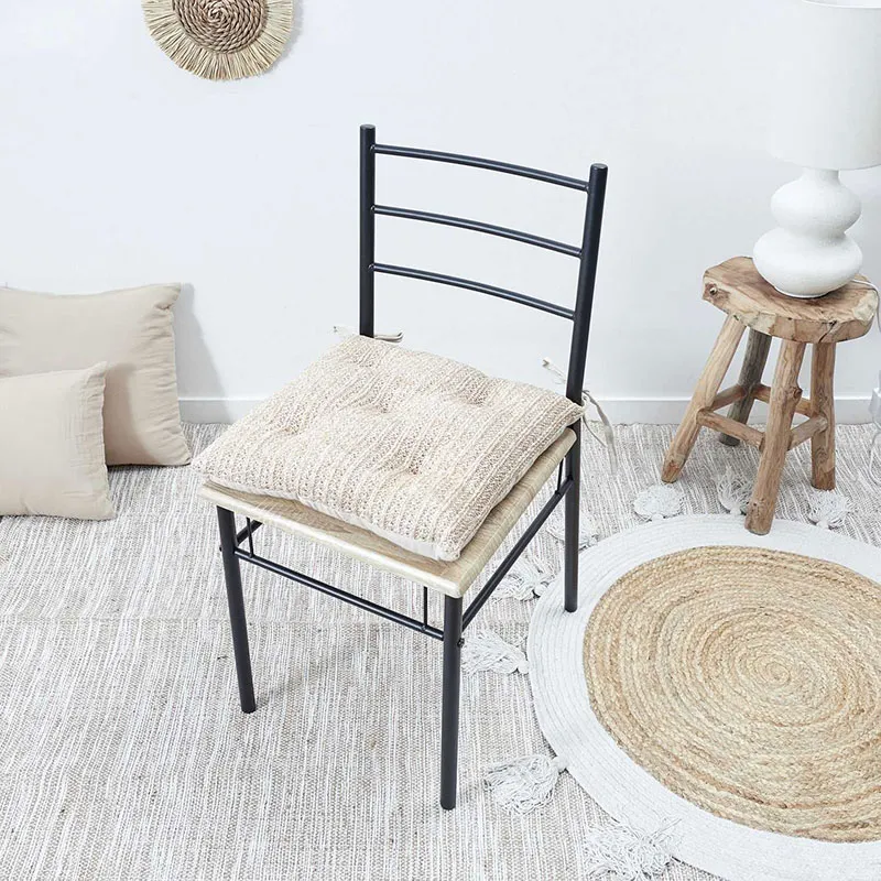 Galette de chaise Raphia - 40x40cm-2