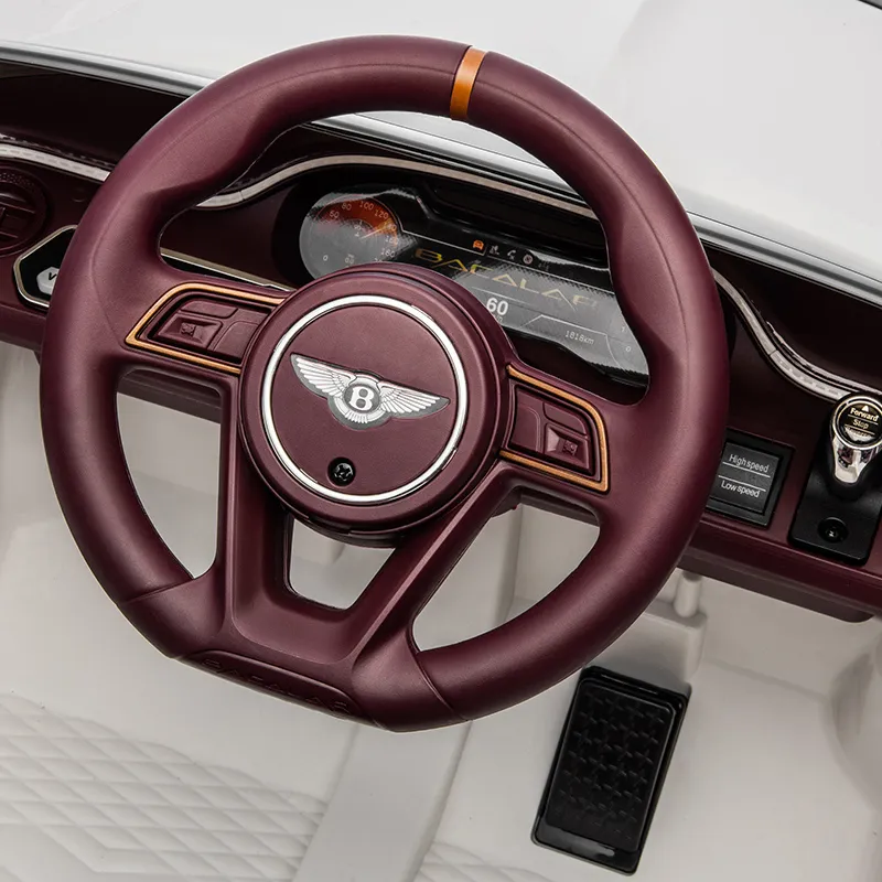 Voiture élec. Bentley Bacalar Blanc - 36m+-9