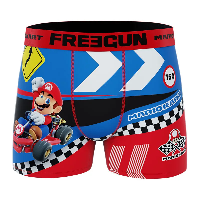 4 Boxers Garçon Super Mario Kart - Jaune/Rouge/Noir/Bleu-2