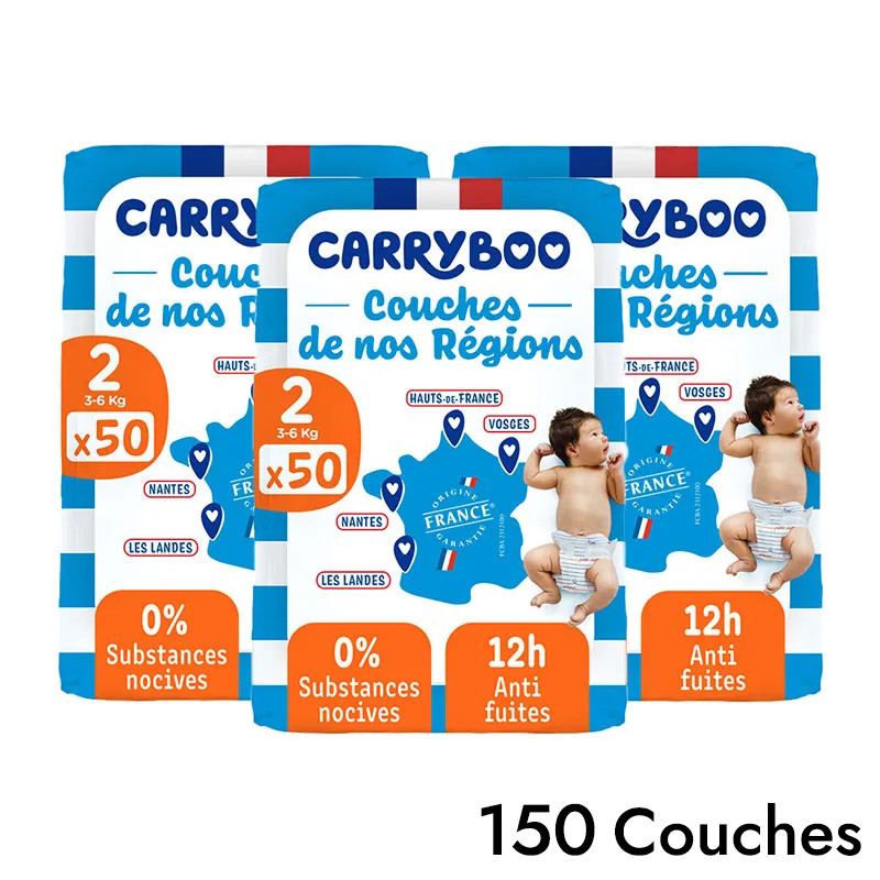 Couches Anti-Fuites Confort T2/3-6kg - 150 couches-5