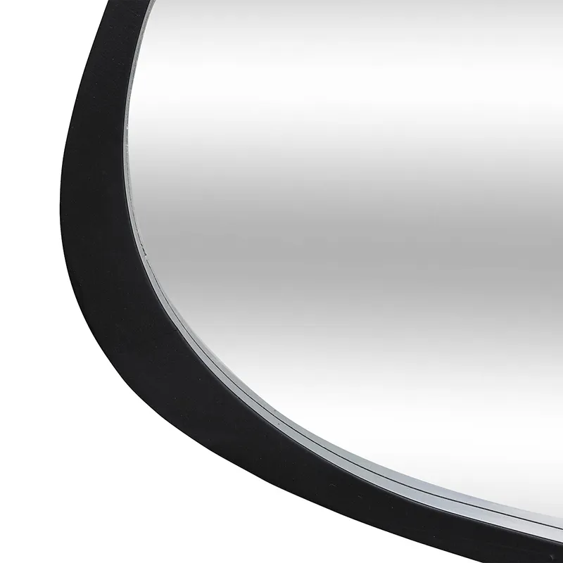 Miroir mural Wayne Bois Noir - 63x57cm-2
