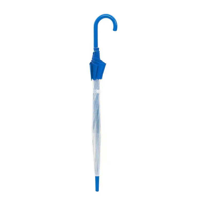 Parapluie cloche auto. Susino - Transparent/Bleu-2
