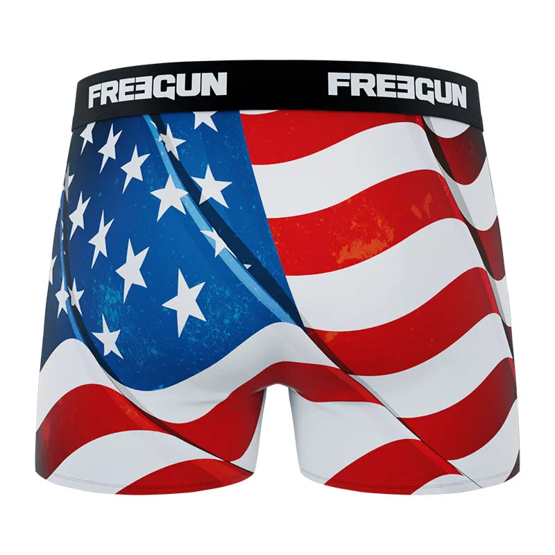 6 Boxers Garçon Best Of Freegun - Jaune/Rouge-7