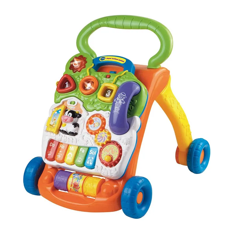 Super trotteur parlant 2en1 Orange - 12m+-0