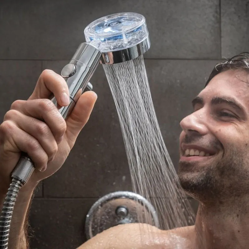Pommeau de douche écologique - Ø8x25,5cm-0