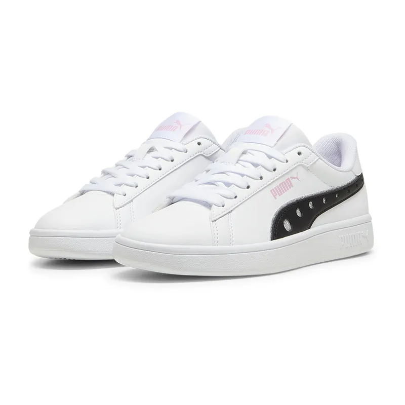 Baskets Junior Fille Puma Smash 3.0 Dance - Blanc/Noir-0