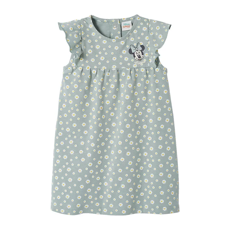 Robe Minnie Coton - Vert-0