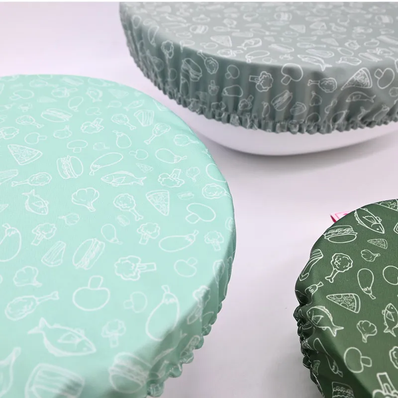 Kit 10 couvre-plats tissu - Food -2