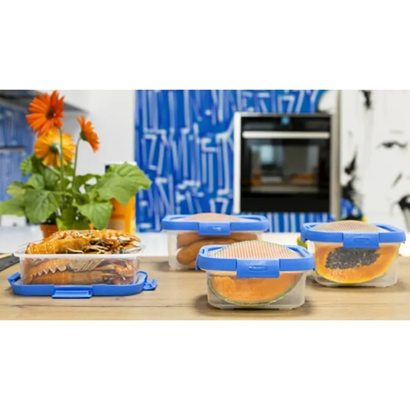 Boîte + couv. carré Smart Flexi Bleu - 0,9L - CURVER-2
