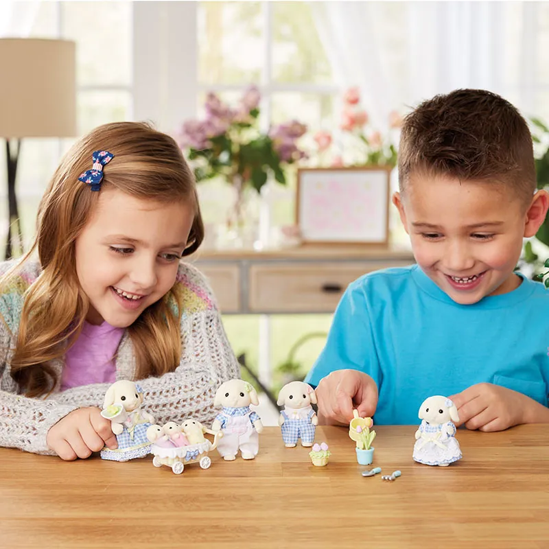 Frère & soeur lapin bélier + accessoires - 7pcs-3