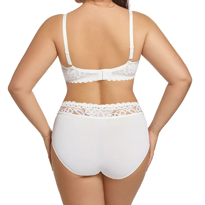 Culotte Haute Myriam - Blanc-2