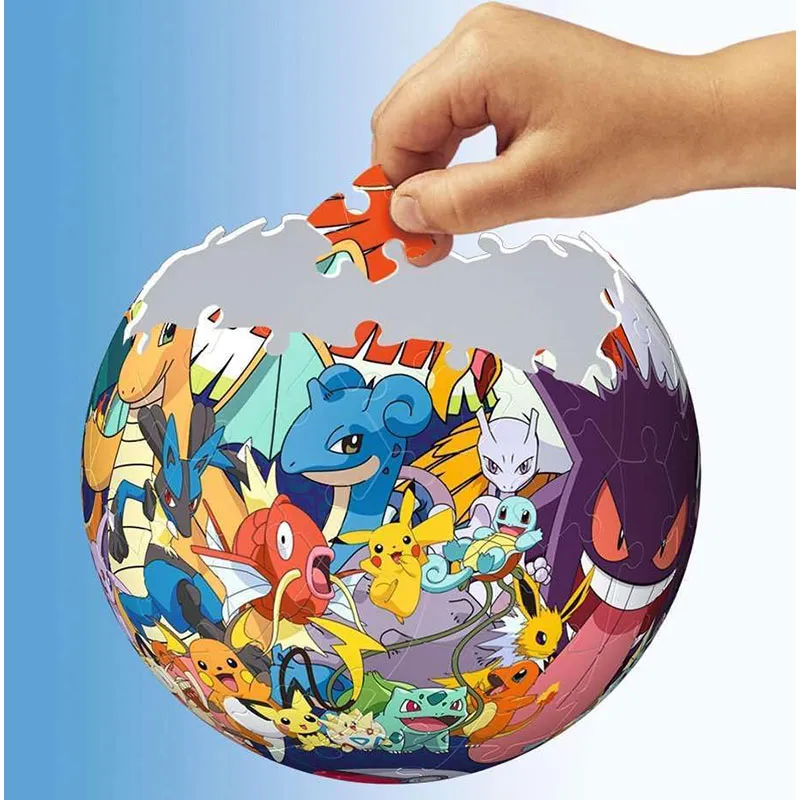 Puzzle 3D ball Pokémon 72pcs - 6+-2