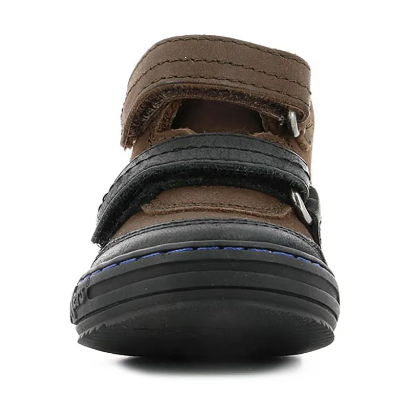 Sneakers hautes Jintaba - Noir/Marron-3