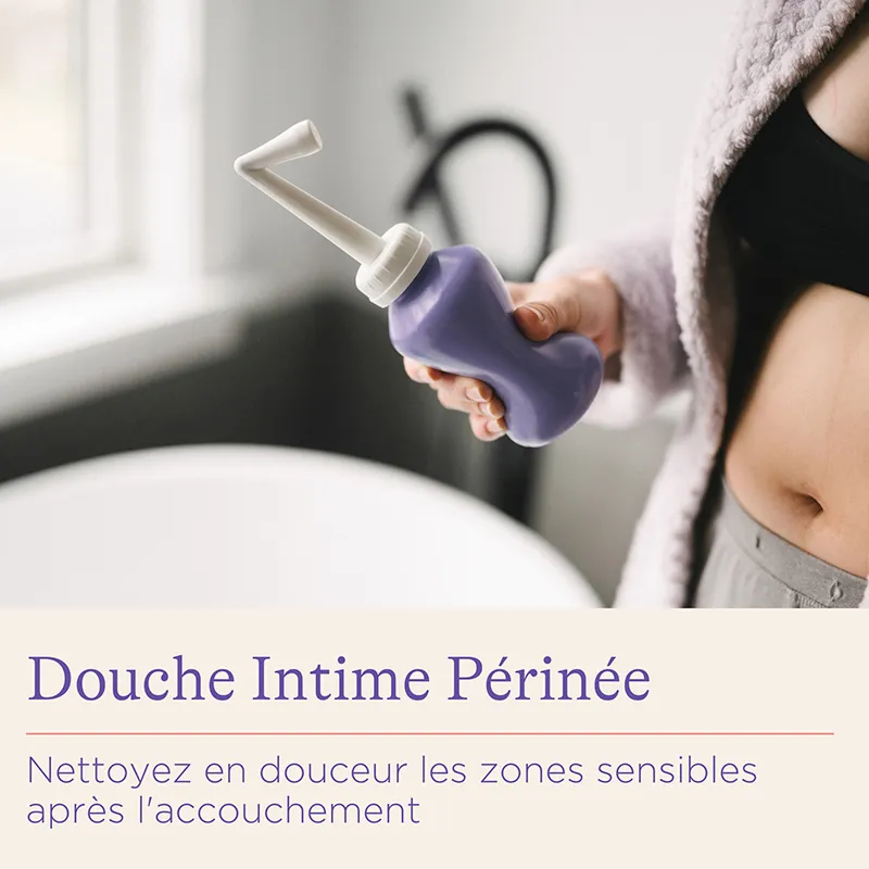 Pack Accouchement serviettes + recharges + douche intime + huile périnée-10