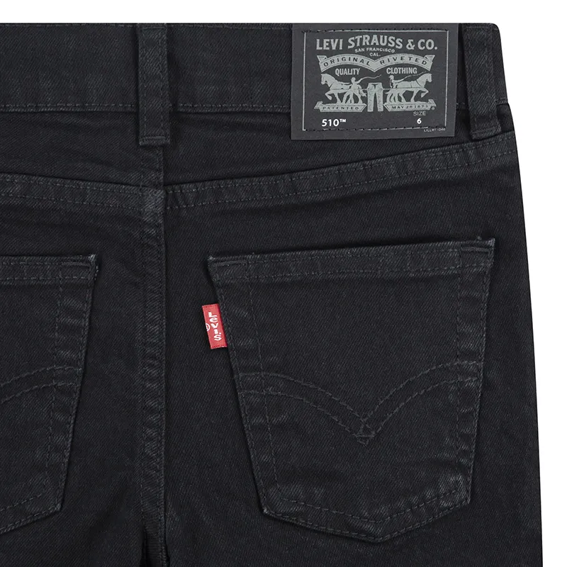 Jean Enfant Skinny 510 - Black Stretch-4