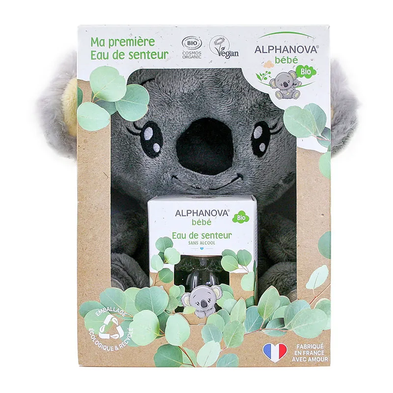 Coffret Eau parfumée BIO + Peluche Koala - 50ml-0