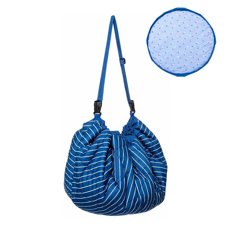Sac à jouets/Tapis d'éveil 3en1 Montgolfière - ø120cm-0