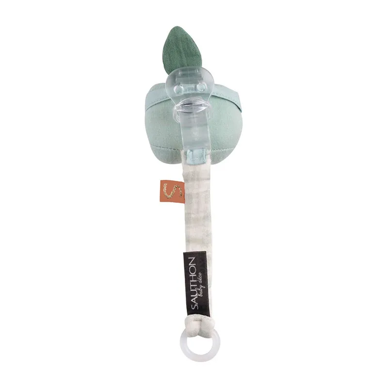 Attache sucette Pomme - 24x7x5cm-1