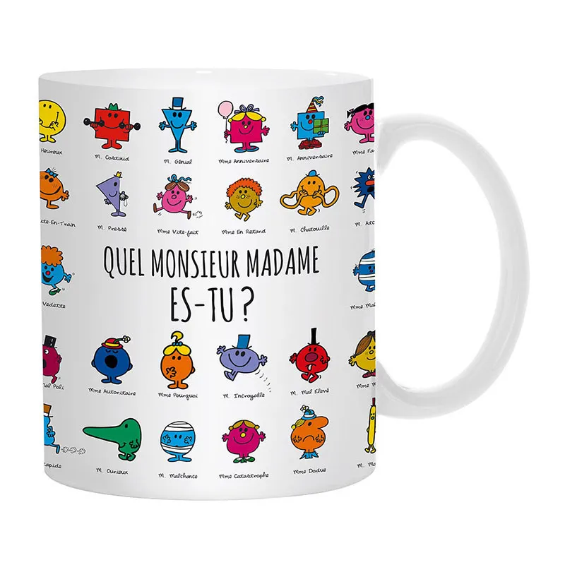 Mug couleur changeante Monsieur Madame - ø12cm-0