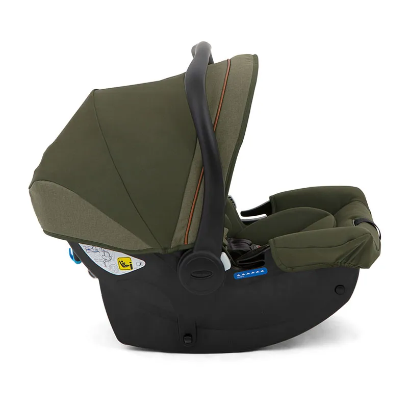 Siège-auto Cosi i-Size/Ceinturé Snugessentials Kaki - 0m+-2