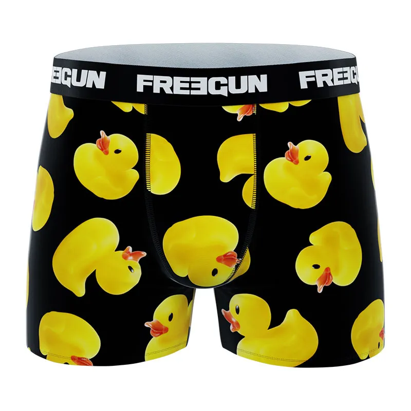 6 Boxers Garçon Best Of Freegun - Jaune/Rouge-4