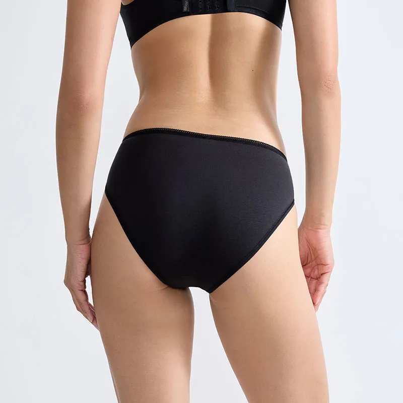 3 Culottes échancrées Sloggi 24/7 - Noir-2